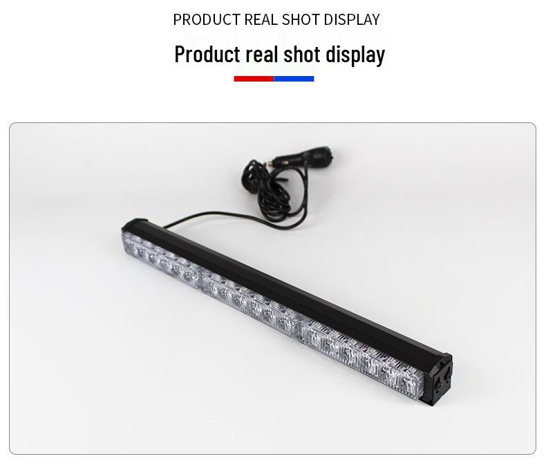 LED Strobe Warning Light Bar for Truck Roofs and Emergency Vehicles
