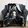 1 шт. Korn Мягкий фланелевый плед для дома, офиса, улицы, всесезонныйПрочный комфорт Мягкий теплый плед для дома