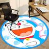Doraemon Pattern Office Round Area Rug,  Under Office Chairs Bedroom Living Room Home Decor a0908158