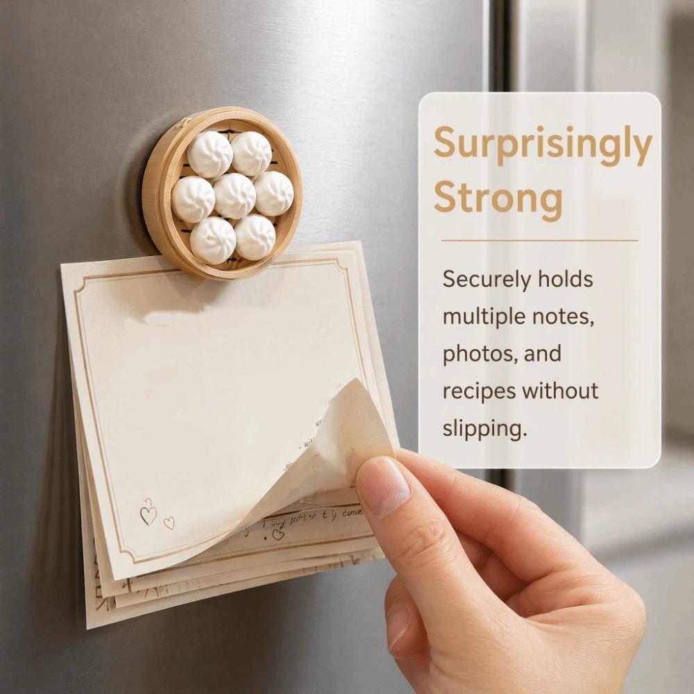 3D Printing Chinese Dim Sum Refrigerator Magnet Plastic Soup Steamer Magnet  Party Favors
