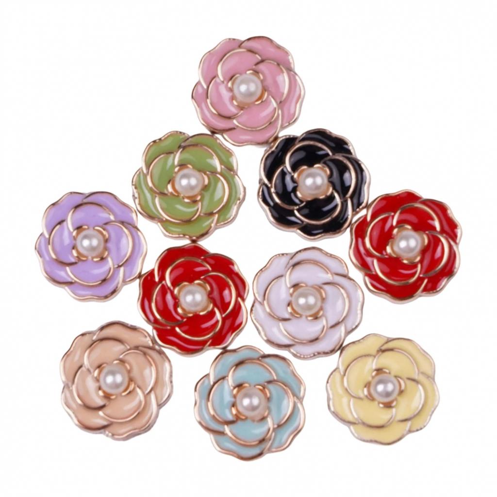 Flat Back Design Diamond Flower Embellishment Floral Pattern