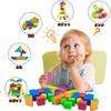 Ynanimery 76 штук Строительные блоки Мягкие блоки Мягкий материал ЭВА Пеноблоки Детские игрушки Строительные блоки Игрушки Легкие Сделай сам Красочные Мальчики Девочки