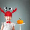 1 Set Funny Animal Crab Lobster Hat Red Wine Bow Tie Party Cap Boys Costume Fancy Hats  Easter Party