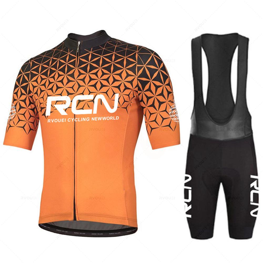 Новый летний велосипедный трикотаж Rcn Pro Team, мужской костюм для гоночного велосипеда, дышащая одежда для горного велосипеда, Mallot Ciclismo Hombre