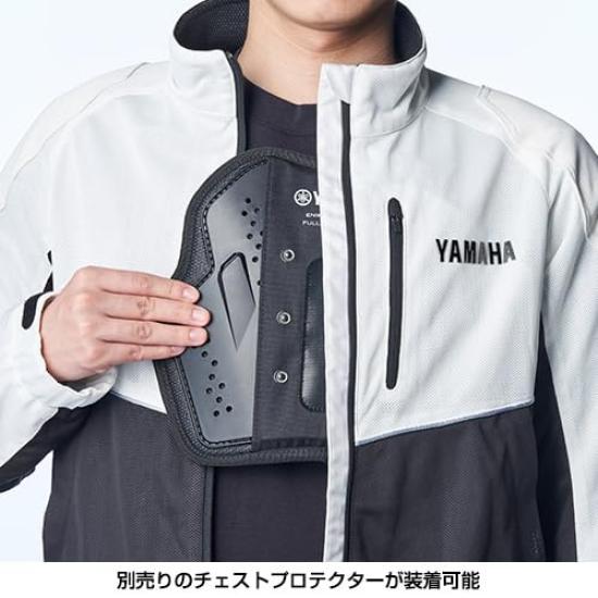 Yamaha Motor Riding Jacket RY1002 Mesh Jacket Size M (Yamaha) White/Black 90792-AE45M