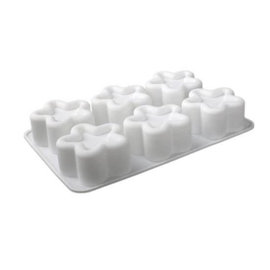 Silicone Cake Mold Square Heart Shapes Mousse Chocolate Desserts Mold Cake Pan Muffin Mold Flexible Baking Tools
