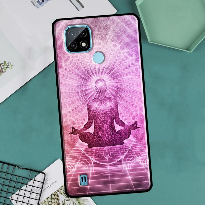 Mandala Chakra Insist Yoga Case For OnePlus Nord 2 9 10 Pro 9R 10R 8T Cover For Realme GT Master Neo 2 3 8i 9i 8 Pro