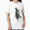 Samurai Ink Art Designed And Sold By Xiao Xuans Vintage Unisex Casual Stylish Homme Graphic Soft Streetwear Comfortable