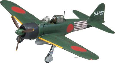 Fine Molds 1/72 масштаб Истребитель палубной авиации Императорского флота Японии Zero A6M52 (Мицубиси, Ранняя модель) Пластиковый набор модели FR01 (Самолет)