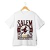 Salem Witch-themed Unisex Cartoon Casual T-shirt (BlackandWhite )