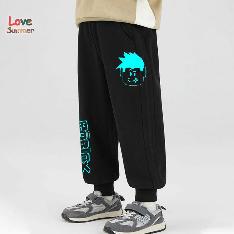 Брюки для мальчиков roblox детские брюки горячий игровой принт Брюки для детей Спортивные штаны Повседневная детская одежда 4-14 лет Подарок на день рождения