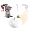 PETTOMANIA Cat Toy Cat Toy for Solo Play Latest Cat USB Rechargeable Automatic with LED Light Feather Butterfly Cat Cat Ranking Popular Never Get