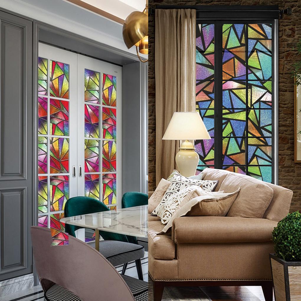 Пленка для окон из ПВХ защищает конфиденциальность и добавляет элегантности пространству. Декоративная пленка для оконного стекла.