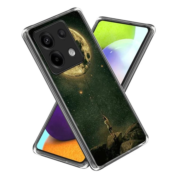 Для Xiaomi Redmi Note 13 Pro 5G / Poco X6 5G чехол Slim-Fit Pattern Printing TPU задняя крышка телефона