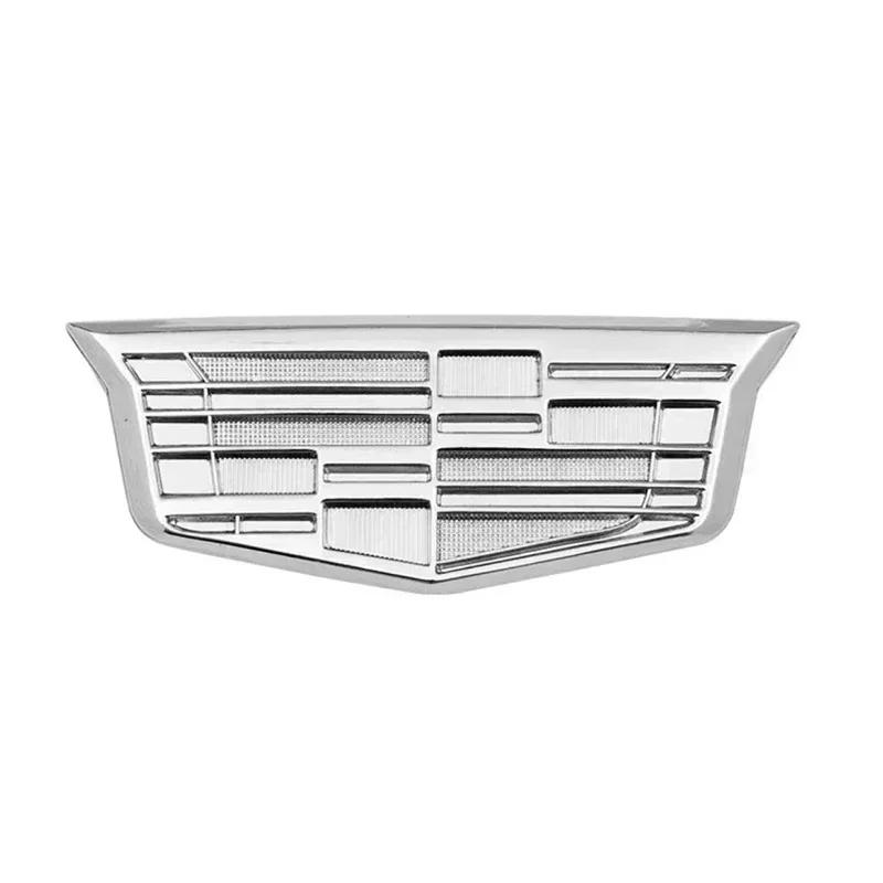 Metal Car Side Emblem 9.3x3.2CM Rear Trunk Badge Decal For Cadillac STS CT5 CT6 BLS Escalade ATS CTS SRX XTS DTS Accessories