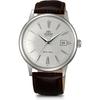 Мужские автоматические часы Orient Bambino Серебристо-белые 21 камень Механический механизм Гарантия производителя
