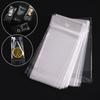 100pcs Jewelry Packaging Packaging Bags OPP Pack Bag Transparent Plastic Self Adhesive Storage Bag