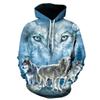 Новые 3D-принты The Wolf Fashion для мужчин и женщин, спортивные костюмы с капюшоном с круглым вырезом, большие размеры S-7XL, Harajuku, повседневные, на все времена