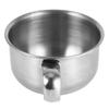 New Stainless Steel Metal Shaving Soap Mug Bowl Cup Shaver Razor Cleansing Foam Tool For Man