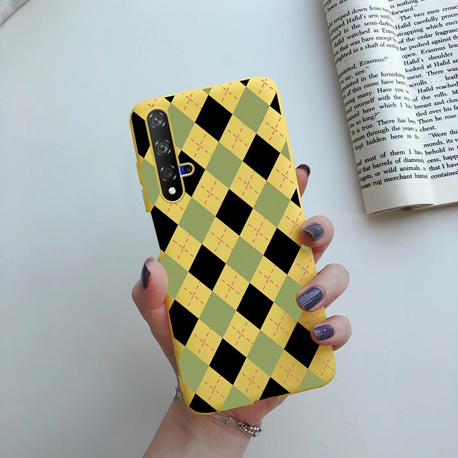 For Honor 20 Case For Honor 20 Pro YAL-AL10 Cover Cute Cat Cartoon Painted Phone Case For Honor20 20Pro YAL-L21 Soft Bumper Capa