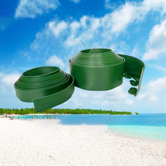 Комплект для ландшафтной окантовки без раскопок с гвоздями Гладкая износостойкость Простая установка L-образный комплект для ландшафтной окантовки Изоляционный пояс из камня и травы