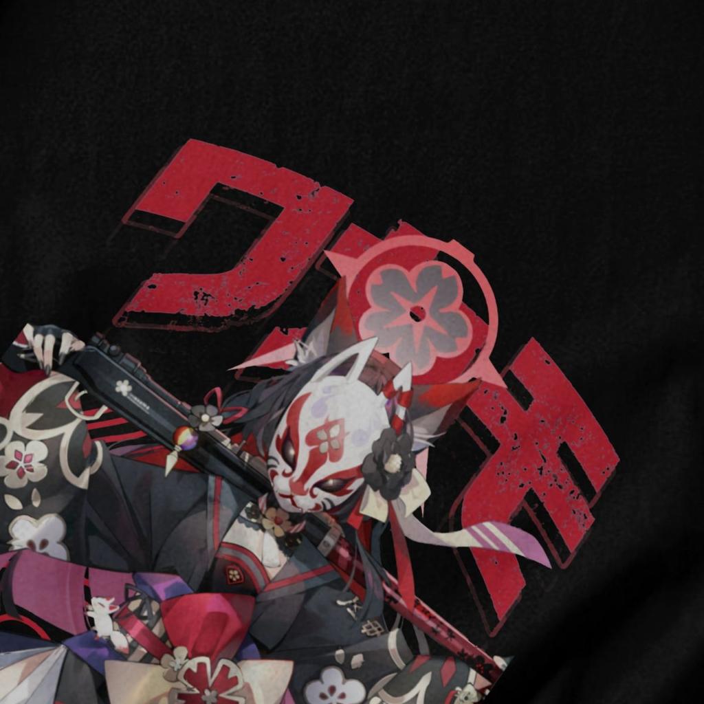 Мужская футболка Blue Archive Wakamo Японское аниме Идея Y2K Графическая с коротким рукавом Унисекс Топы Футболки