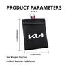 BBEB3 Car Air Vent Sunglass Phone Coin Key ID Card Storage Bag For KIA K5 K2 Optima Soul Spectra Niro Cadenza Sephia Carens