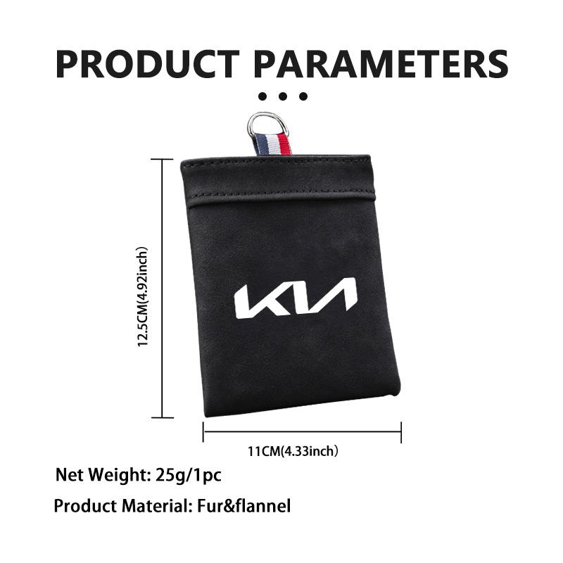BBEB3 Car Air Vent Sunglass Phone Coin Key ID Card Storage Bag For KIA K5 K2 Optima Soul Spectra Niro Cadenza Sephia Carens