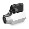 Mini Ball Valve 1/2 Inch In Chrome-Plated Brass