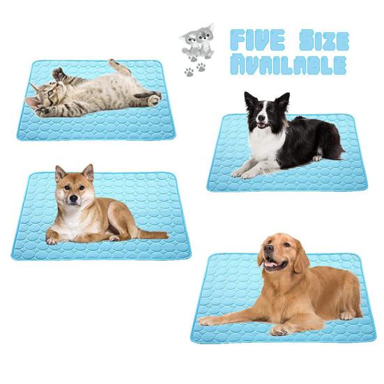 Охлаждающая подставка для собак, нетоксичный самоохлаждающийся коврик, легко чистится, моется, экологически чистый, для домашних животных, лед