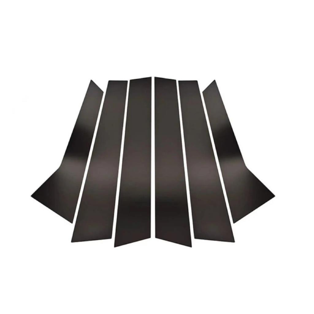 6PCS Car Pillar Posts Door Window Trim Cover For Porsche Macan 2014 2015 2016 2017 2018    2022 Accessories Auto