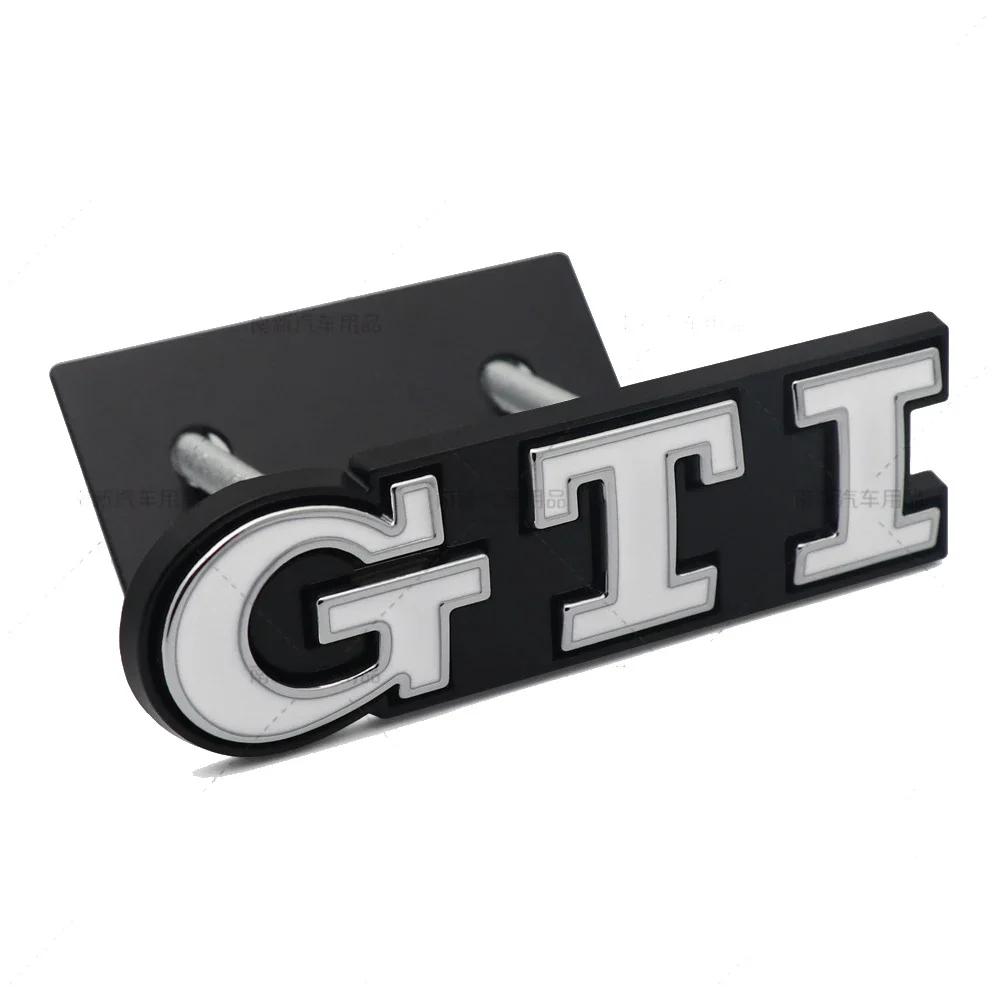 AABIQ1 Metal Car GTI Logo Front Grille Emblem Badge Stickers for Volkswagen Golf 4 5 6 7 8 Passat Jetta Polo Touareg GTD GLI Touran