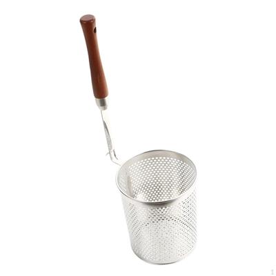 Сетчатый ситечко для пищевых продуктов, корзина для фритюрницы, ложка для жарки спагетти для кемпинга