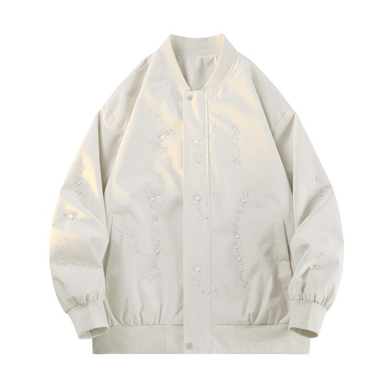 Versatile Coat Minimalist Waterproof Jacket Men's 2026 Jacket Aviator Casual Men's Baseball Clothing Fall Men's Breathable Work Casual Jacket