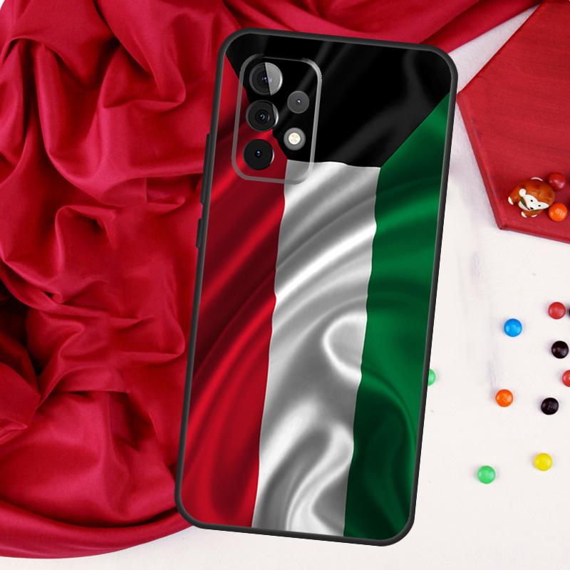 Флаг Кувейта Чехол для Samsung Galaxy A15 A55 A53 A33 A35 A22 A32 A52 A54 A34 A14 A56 A36 A26 A16 A05 A06