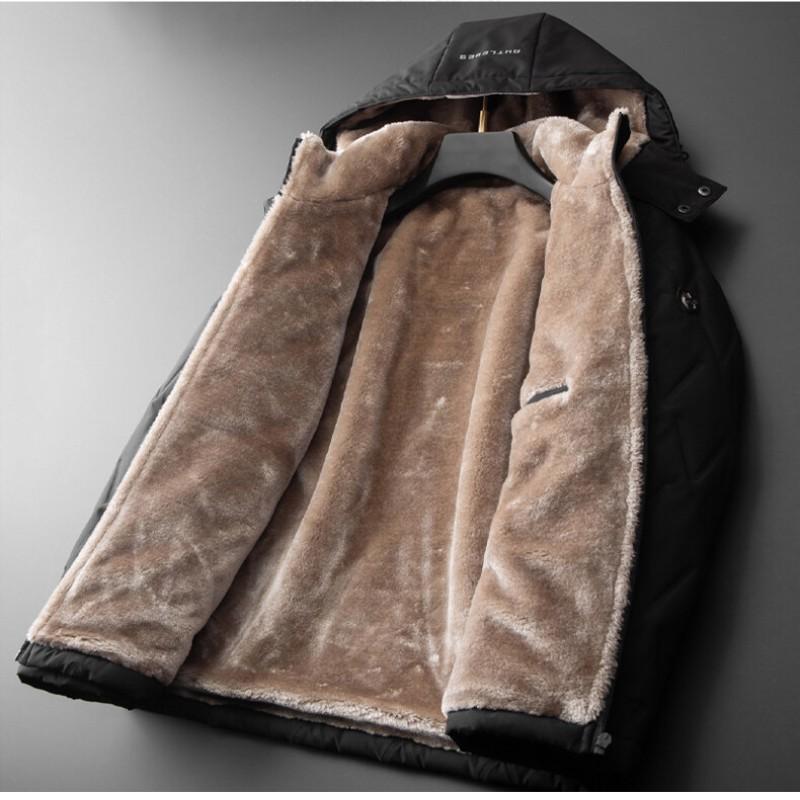 Зимняя хлопковая куртка для мужчин среднего и пожилого возраста больших размеров, теплый костюм для папы