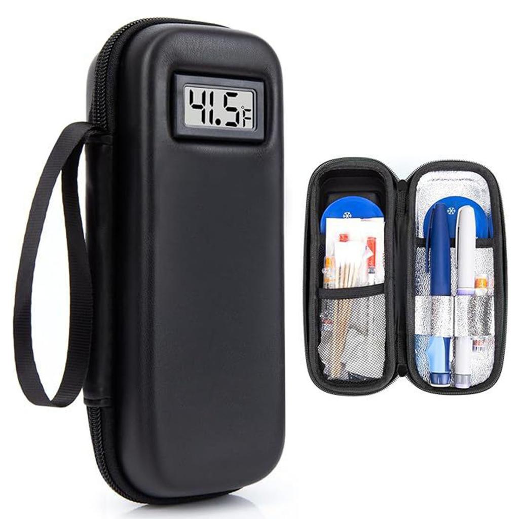Портативная термосумка-холодильник с цифровым дисплеем температуры для путешествий на открытом воздухе, кемпинга, использования в чрезвычайных ситуациях