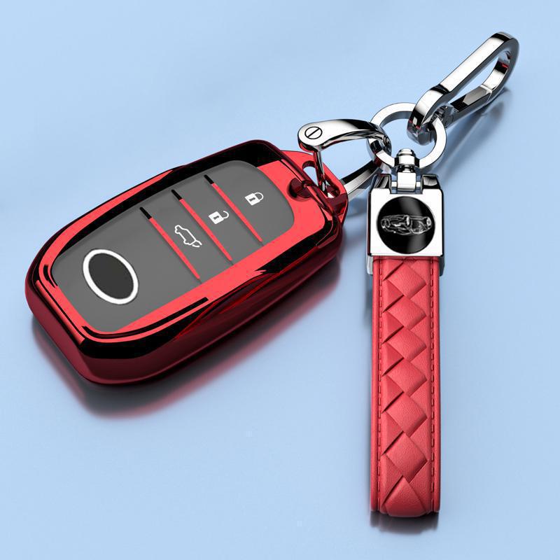 Роскошный подвес-чехол для ключа для Toyota Highlander 2025 – Унисекс, Полностью закрывающаяся пряжка с гибридной цепочкой 380T