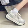 2024 Mixed Color Fashion Women's Sports Shoes Versatile Thick Sole Flat Casual Outdoor Running Women's Platform Sneakers