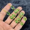 Peridot Gemstone Handmade 925 Sterling Silver Jewelry Earring 3.82" M-2988