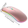 LED Light Computer Silent Mouse Colorful Gaming Bluetooth Mouse Wireless Mouse  PC/Laptop