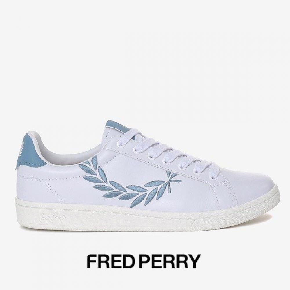 Fred Perry Кожаные кроссовки B721 с графическим лавровым логотипом