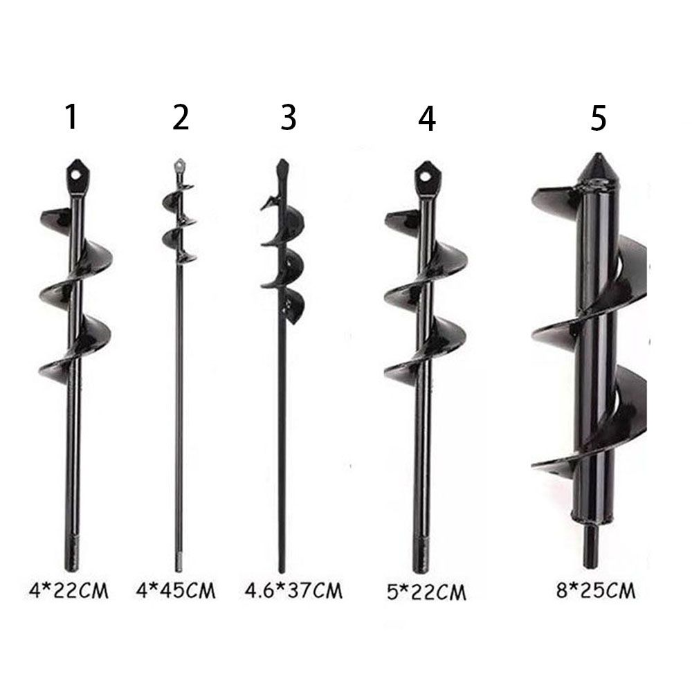 Инструмент для сеялки, шнек, сверло со спиральным отверстием, садовая посадка, маленькая земляная сеялка, бур для забора