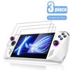 3pcs Handheld Console Screen Protector HD Tempered Glass for Asus ROG Ally Anti Fingerprint