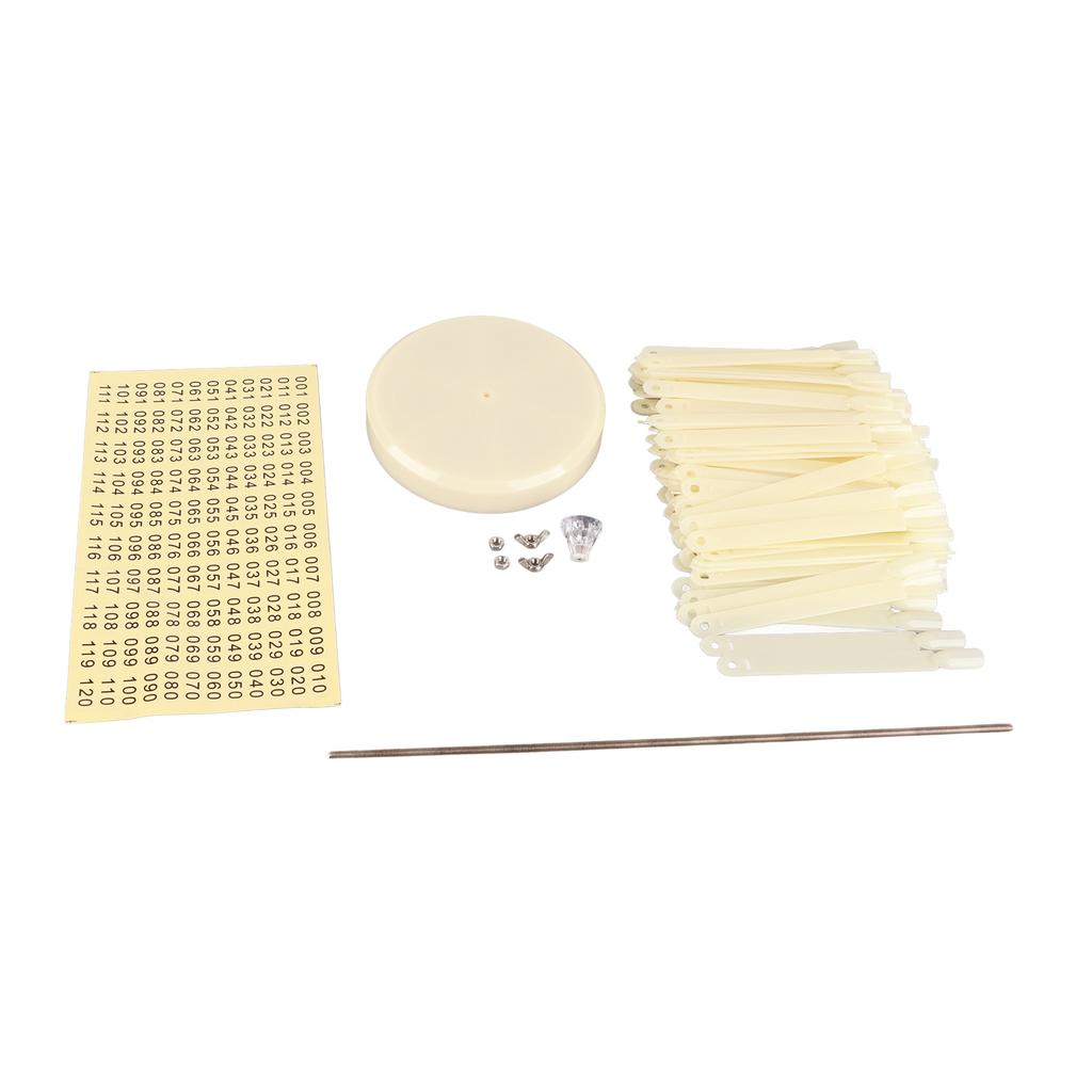 120 Sticks Nail Art Color Chart Display Stand Spiral Removable Portable Fan Shaped Nail Sample Shelf