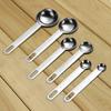 AOOSY Measuring Spoons, Set of 6, 18-8 Stainless Steel, Imported from Europe and the US, One-Piece Measuring Spoon, Family-Use, Tablespoon and Teaspoo