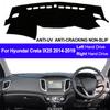 Чехол на приборную панель автомобиля для Hyundai Creta Ix25 2014 2015 2016 2017 2018 2019 приборная панель коврик для приборной панели коврик ковер чехол авто солнцезащитный козырек