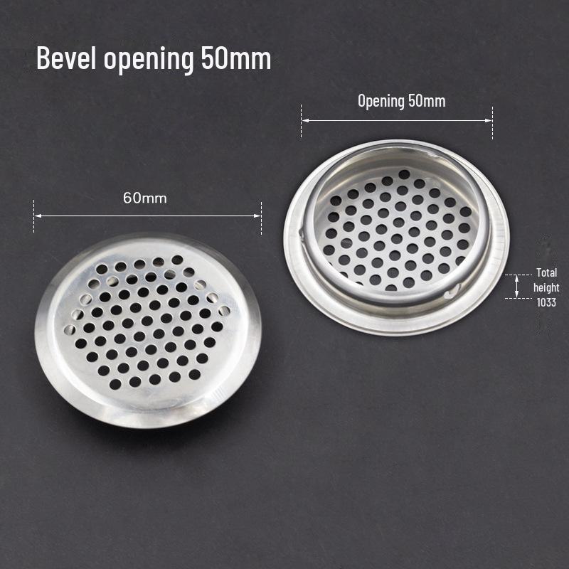 Sukop утолщенная круглая вентиляционная крышка из нержавеющей стали для гардероба и обувных шкафов