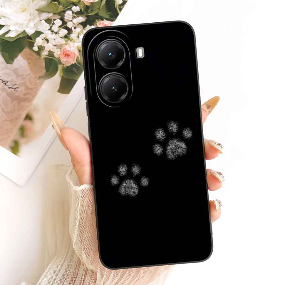 6.67" Чехол для Poco X7 Pro 5G Роскошный чехол с узором «Кот-рыбак» для Xiaomi Poco X 7 Pro X7Pro Прозрачный силиконовый мягкий чехол