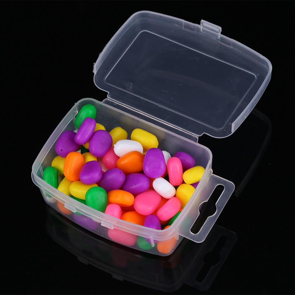 60pcs Floating Plastic 6 Colors Pop Up Soft Fishing Sweetcorn Bait (#7)